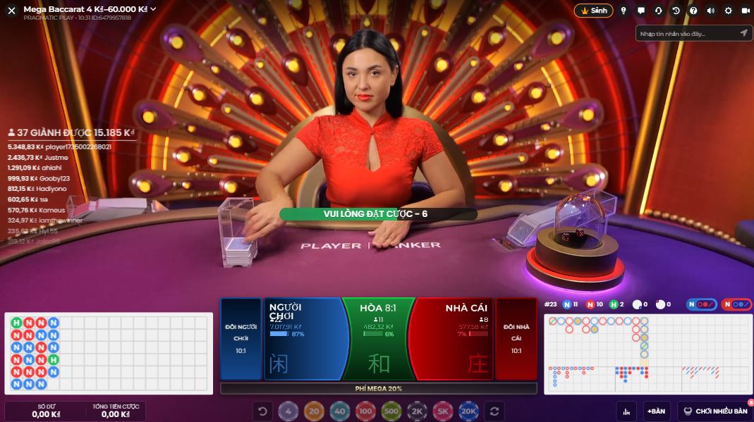 Huong dan tham gia Baccarat 12Bet