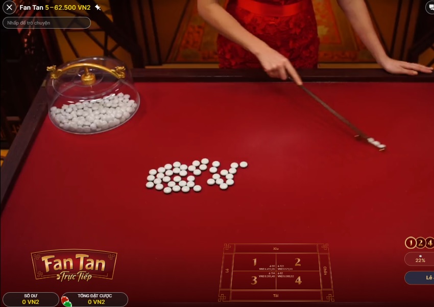 Mo ta ve tro choi Fan Tan 12Bet